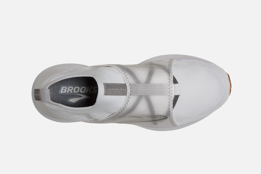 Brooks Levitate 4 LE Road Running Shoes Womens White/Silver 521970-FJE